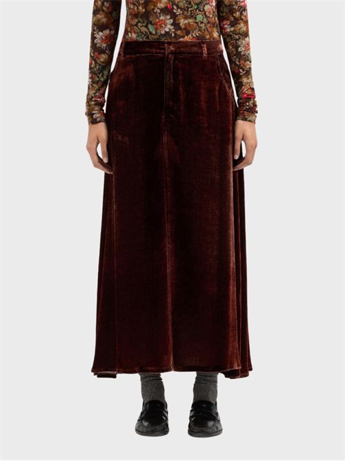 Long viscose and silk skirt PIERRE-LOUIS MASCIA | GO12966519654/102